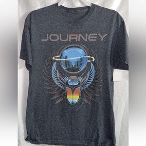 Journey Gray Graphic T-Shirt men’s small